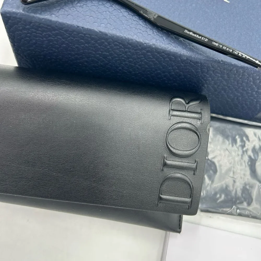 Unisex Dior black suit sunglasses made in Italy